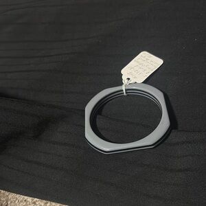 Stylish Black and Gray Silicone Bracelet